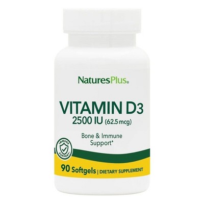 Vitamin D 2500 IU by Nature's Plus  -  90 Softgel