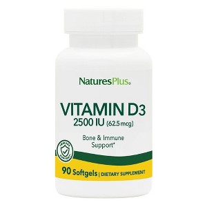 Vitamin D 2500 IU by Nature's Plus  -  90 Softgel - 1 of 2