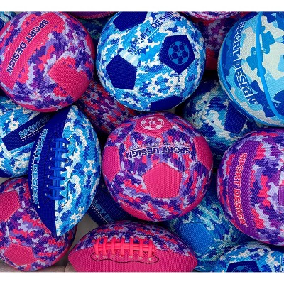 Sport Design Bright Camo Mini Volleyball - Pink