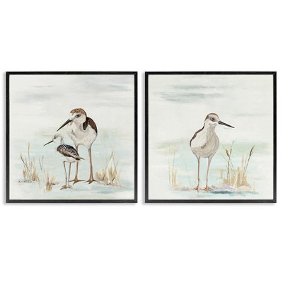 Stupell Industries Sandpipers Among Beach Grasses, 24" x 24"