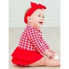 RuffleButts Baby Girls UPF50+ Long Sleeve Skirted One Piece Rash Guard - 4 of 4