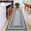 Braided Print Non-Slip Area Rug, Machine Washable Low Pile Polyester Carpet for Living Room Bedroom - 2 of 4