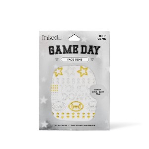 INKED by Dani Game Day Face Gems - 1 of 3