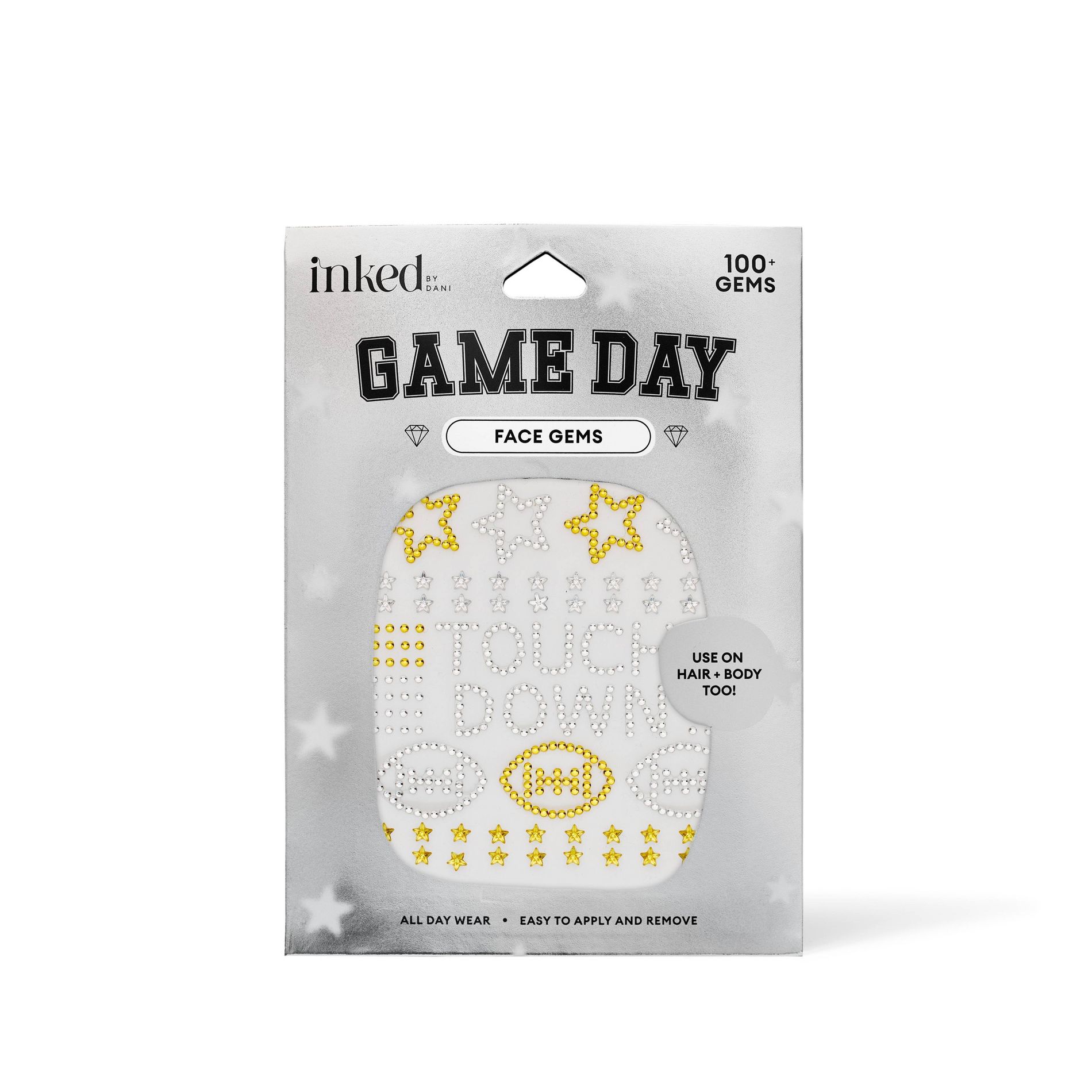 INKED by Dani Game Day Face Gems