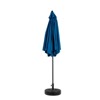 DSVIMOY Patio Umbrellas, Outdoor Umbrella with Push Button Tilt and Crank, Market Umbrella with 6 Ribs, Blue, 103.94"*98.43"*103.94" - 3 of 4