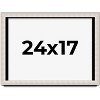 PosterPalooza | Minimalist Shadow Box Silver Picture Frame - UV Acrylic, Backing Board, Hanging Hardware - 2 of 4