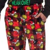 Dr. Seuss The Grinch Men's The Mean One Pajamas Buffalo Plaid Sleepwear (XL) Multicolored - 4 of 4