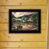 "Lakefront Camping II" By Ed Wargo, Ready to Hang Framed Print, Black Frame - 4 of 4