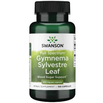 Swanson Herbal Supplements Full Spectrum Gymnema Sylvestre Leaf 400 mg Capsule 100ct