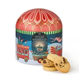 M&S Christmas is Coming Projector Cookies Tin - 12.35oz - 1 of 3