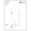 Edge Collection LED Outdoor Wall Sconce - Black Aluminum, 10W, Dimmable, Wet Rated - 3 of 3