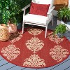 Courtyard CY2720 UV & Stain Resistant Non-Shedding Power Loomed Indoor/Outdoor Rugs - Safavieh - 2 of 3
