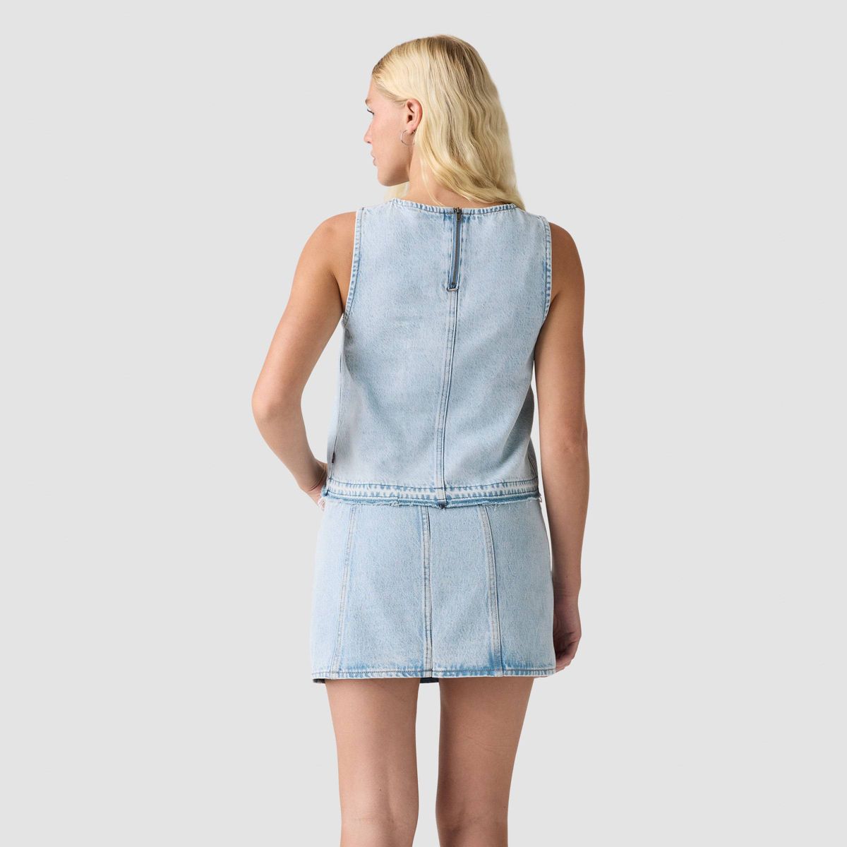 Levi's® Women's Shirts Denim Shell - Light Blue Denim - thumbnail 2