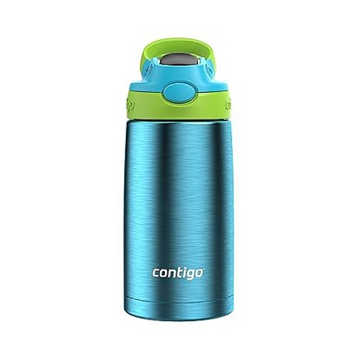  Contigo Leighton Stainless Steel Kids Water Bottle with  Spill-Proof Lid & Straw, 12oz Water Bottle with Straw for Kids Keeps Drinks  Cold up to 13 Hours, Great for School, Travel, 