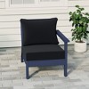 WestinTrends  Avalon Outdoor Patio HDPE Right Arm Facing Sectional Corner Club Chair with Patio Cushions - 2 of 4