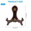 Unique Bargains Imitation Wood Adjustable Folding Picture Frame Display Stand 5 Pcs - 2 of 4