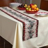Unique Bargains Christmas Table Runner Red Green White 72"x13" 1 Pc - 2 of 4