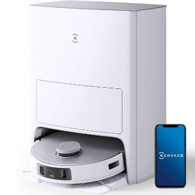 ECOVACS DEEBOT T20 OMNI Robot Vacuum, Mop, Hot Wash, AutoDry, 6000Pa, SelfEmptying, Whit