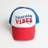 Simply Sage Market American Vibes Wavy Stars Foam Trucker Hat - 2 of 4