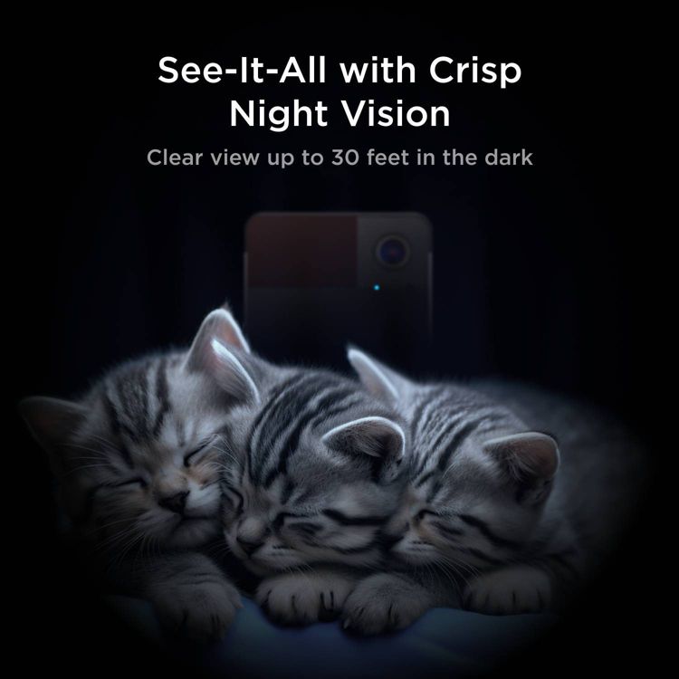 Petcube Play 2 Wi-Fi Pet Camera with Laser Toy for Cats & Dogs: Indoor Camera, Night Vision, 5 of 6