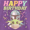 Girl's Star Wars: The Mandalorian Happy Birthday Mando and Grogu T-Shirt - 2 of 4