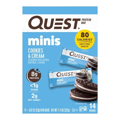 Quest Nutrition Mini Bars - Cookies & Cream - 14ct