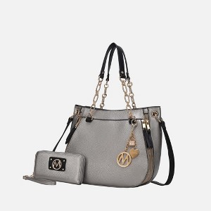 MKF Collection Lina Vegan Leather Shoulder Bag and Wallet by Mia K - 1 of 4