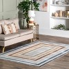 Nuloom Alienor Striped Pet Friendly Machine Washable Area Rug - 2 of 4