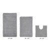 Lilly Crochet Collection 100% Cotton Tufted Reversible 3-Piece Bath Rug Set – Super Absorbent, Machine Washable Bathroom Mats with Crochet Pattern - 2 of 4