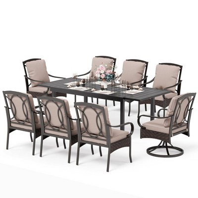slatted tabletop