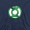 Green Lantern Green Chrome Logo Adult Pull-Over Hoodie - 2 of 4
