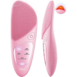 COSLUS Face Scrubber Facial Cleansing Brush: Silicone Portable Waterproof Rechargeable Face Wash Brush, 4 Cleansing Modes, Electric Face Exfoliator - 1 of 4