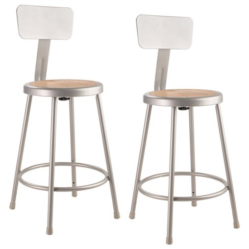 Steel Counter Height Barstools, Heavy Duty Counter Stools With Backs