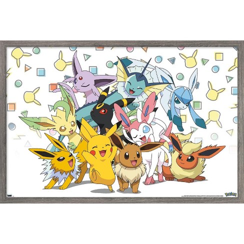 Póster 91,5 x 61 Pokémon: Evoluciones Eeve. Merchandising