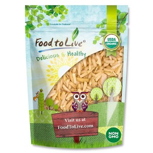 Organic Dry Roasted Blanched Slivered Almonds with Himalayan Salt - by Food to Live - 1 of 4
