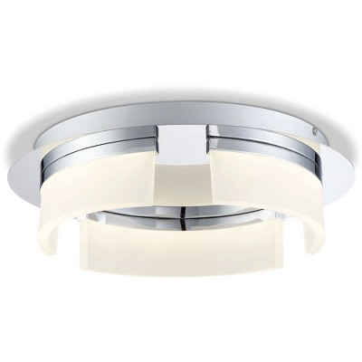Eurofase Lighting Bria 1 - Light Flush Mount in  Chrome