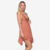 Anna-Kaci Women's Lace Trim Spaghetti Strap Dress with Ruffled Hem - 4 of 4