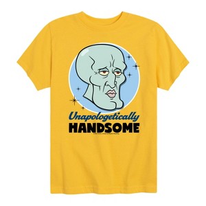 Boys' - SpongeBob SquarePants - Unapologetically Handsome Short Sleeve Graphic T-Shirt - 1 of 4