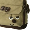 Slickblue Funny Life Fabric Art School Backpack, Colorful Character Design, Daypack, Cute, Maroon, 14" x 15" x 5.5" - 2 of 4