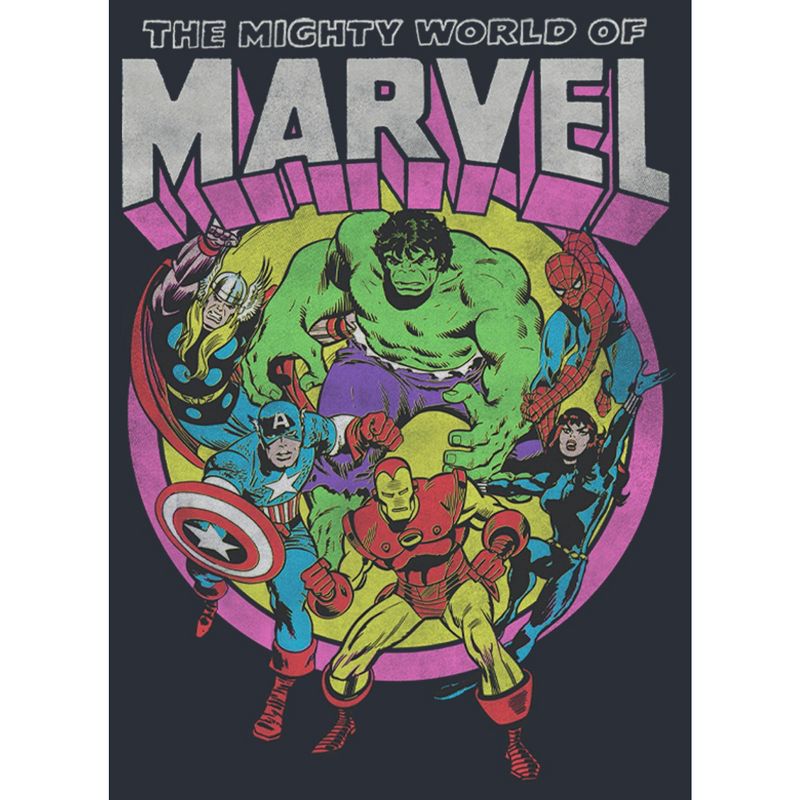 Men's Marvel Mighty World of Avengers T-Shirt, 2 of 4
