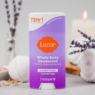 Lume Whole Body Women&#8217;s Deodorant - Invisible Cream Stick - Aluminum Free - Lavender Sage Scent - 2.2oz_5