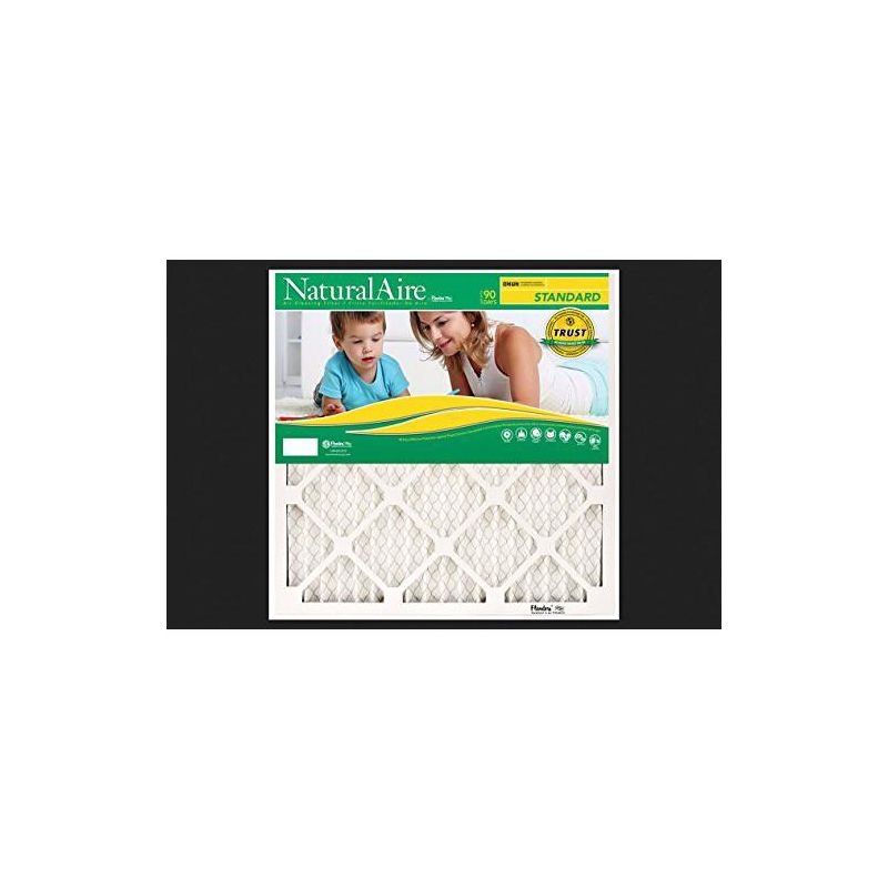 NaturalAire 12 in. W X 36 in. H X 1 in. D Synthetic 8 MERV Pleated Air Filter 12 pk, 1 of 2