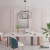 Hunter Fan Zoanne 30" 6-Light Lantern Chandelier Ceiling Light Fixture Matte Black - 2 of 4