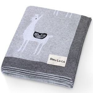 100% Luxury Cotton Knit Swaddle Receiving Blanket for Newborns and Infant Boys and Girls - 1 of 4