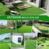 Chic Crate 2x10FT Outdoor Artificial Grass Runner Rug – 1.38" Thick Fake Turf Mat for Patio, Lawn, Pets & Balcony - 4 of 4