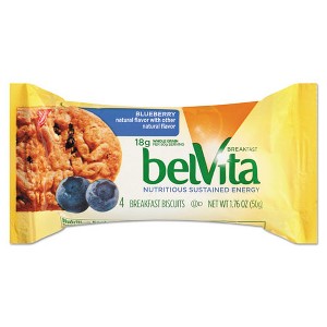 Nabisco belVita Breakfast Biscuits, Blueberry, 1.76 oz Pack - 1 of 1