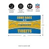 Evergreen Come Back with Tickets Los Angeles Chargers 28" x 16" Woven PVC Indoor Outdoor Doormat - 2 of 4