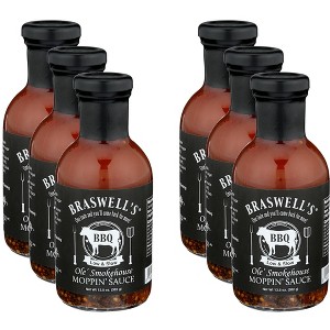 Braswell BBQ Sauce Smokehouse - Case of 6 - 12 fl oz - 1 of 2