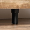 Dakota Pass TV Stand for TVs up to 70" Dark Brown - Sauder: Craftsman Oak Finish, Sliding Doors, Adjustable Storage - 2 of 4