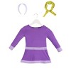 HalloweenCostumes.com X Small Girl Scooby Doo Daphne Costume for Girls,  Purple Dress Outfit for Halloween, Purple/Green - 4 of 4